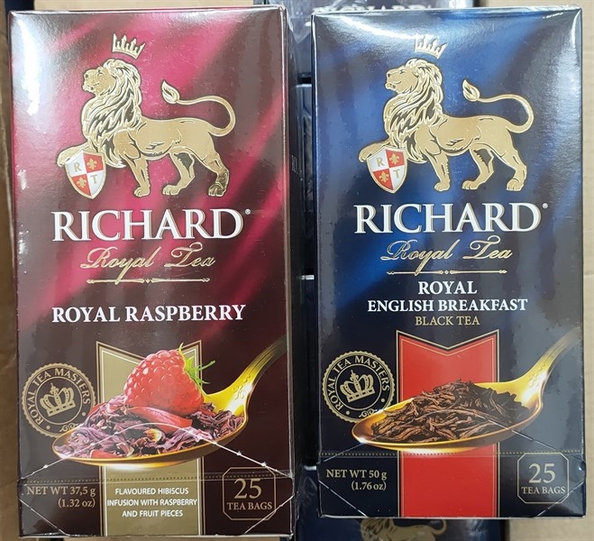 TRÀ RICHARD ROYAL TEA ROYAL RASPBERRY 25 GÓI