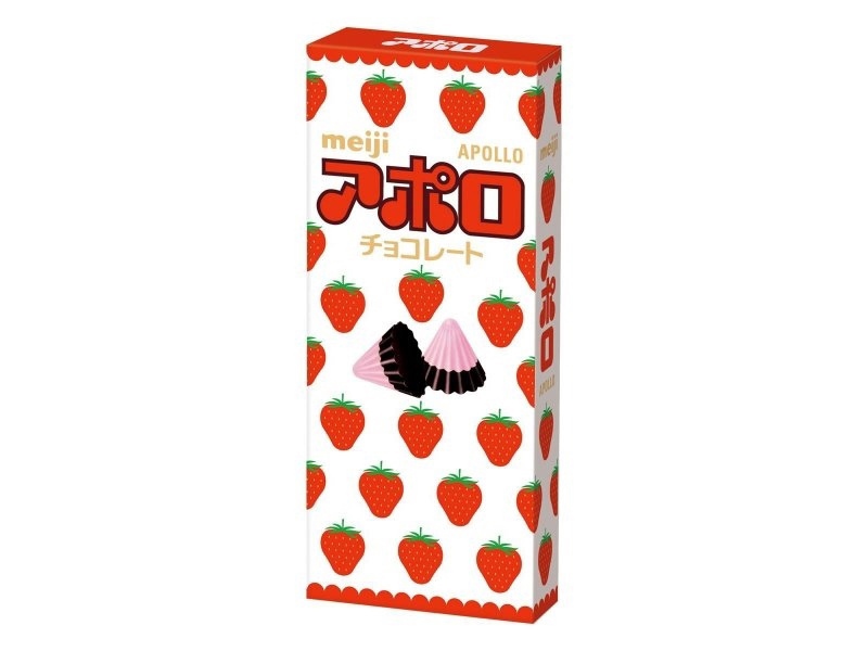 Socola hình nấm vị dâu Apollo Meiji 46GR