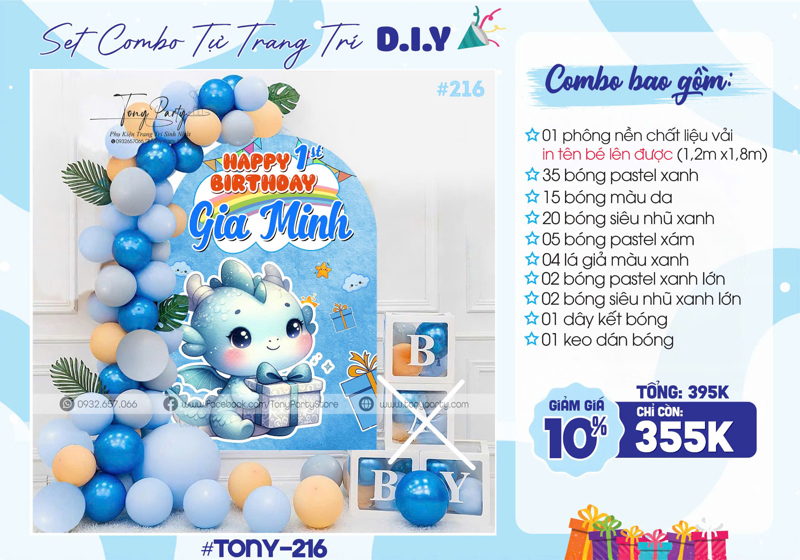 Set Trang Trí Cho Bé TN-216