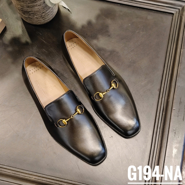 GIÀY LOAFER VUÔNG PHỐI KHÓA