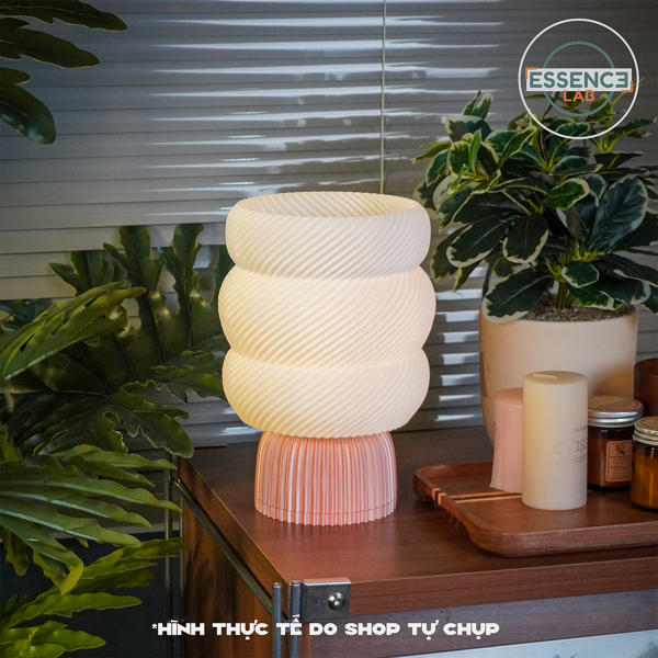 Đèn Bàn Decor Lumi Twist | Đèn Trang Trí Có Dimmer điều chỉnh độ sáng | Ánh Sáng Vàng Ấm